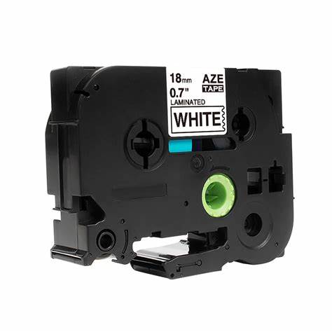 Compatible Tze241 black on white 18mm - 8 metres Compatible Tze241 black on white 18mm - 8 metres