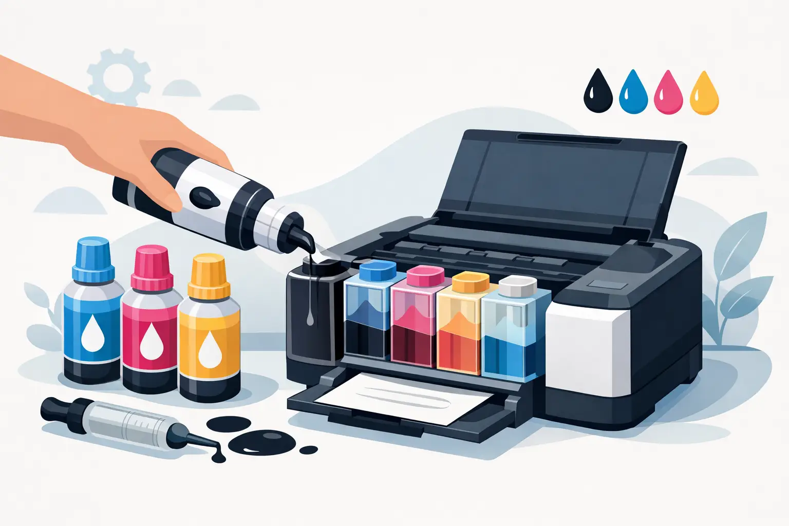 Printer Ink Bottle Refill: What to Know